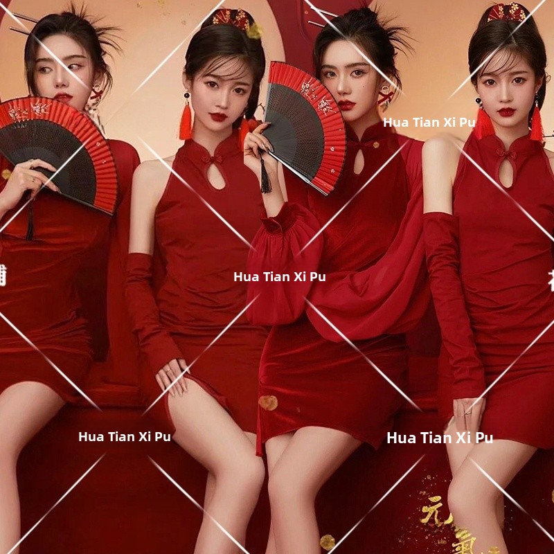 Ethnic Fashion Clothing - New Year Vintage Photography Studio Fashionable