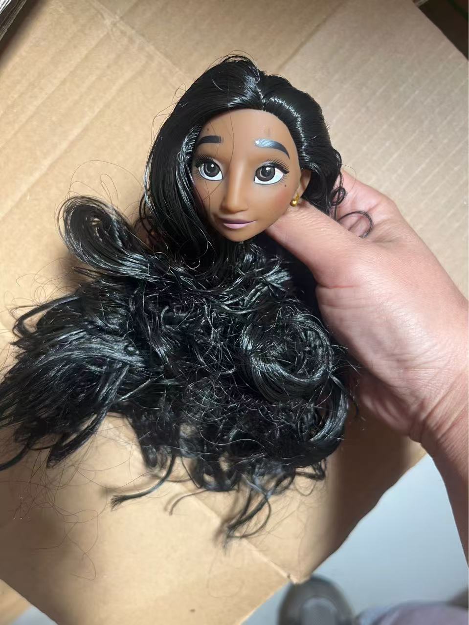 Princess 1/6 plastic Doll head - đánh giá và giá Ethnic Fashion Model