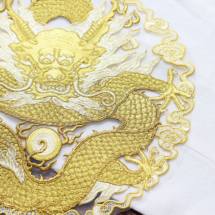 Golden thread dragon circular  - đánh giá và giá Ethnic Fashion Clothing