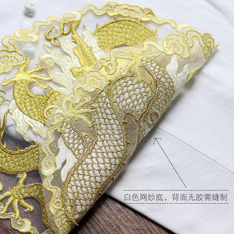Golden thread dragon circular  - đánh giá và giá Ethnic Fashion Clothing