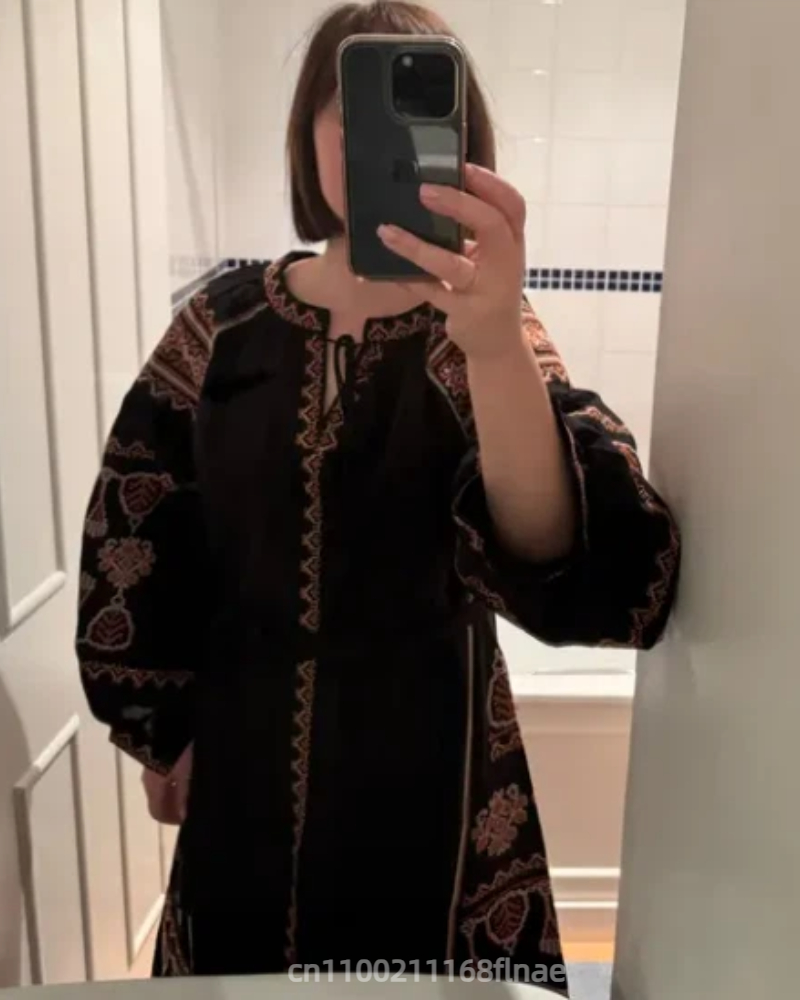 European Retro Ethnic Style Dr - đánh giá và giá Ethnic Fashion Clothing
