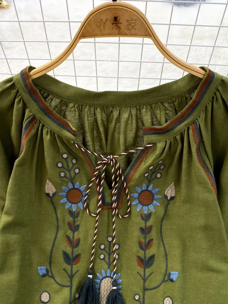 Women Spring Blouse Ethnic Sty - đánh giá và giá Ethnic Fashion Clothing