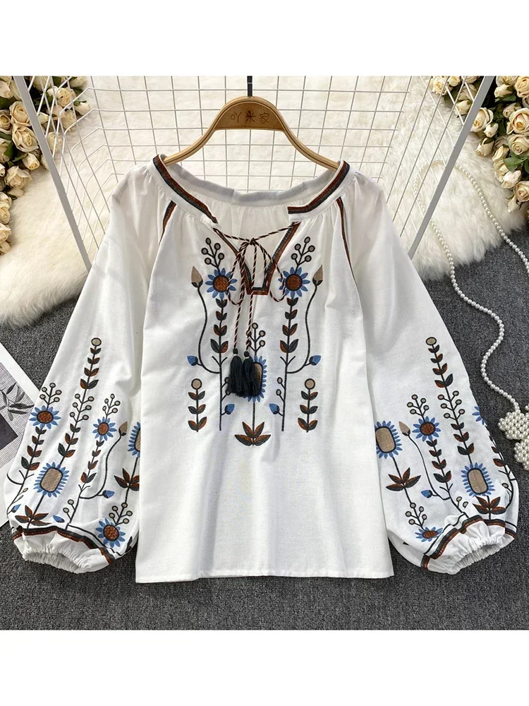 Women Spring Blouse Ethnic Sty - đánh giá và giá Ethnic Fashion Clothing