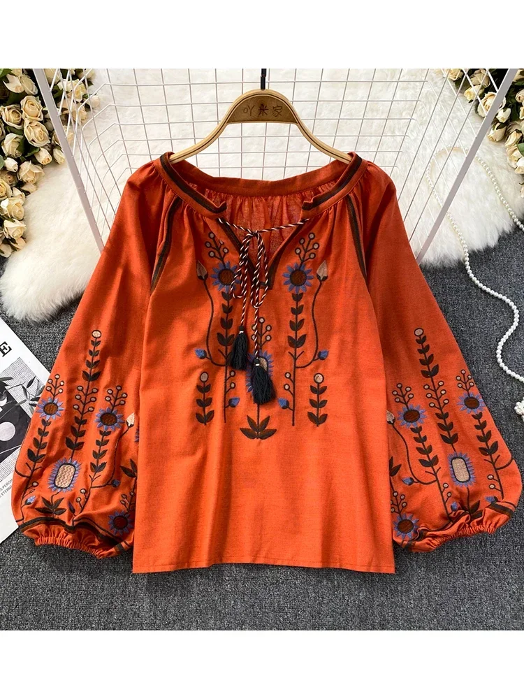 Women Spring Blouse Ethnic Sty - đánh giá và giá Ethnic Fashion Clothing
