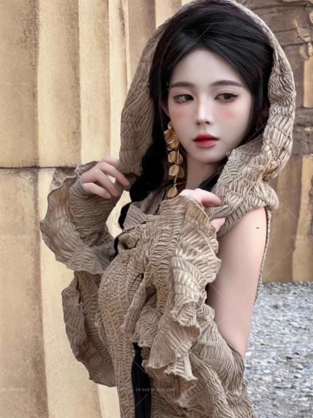 Desert  Themed Long Dress Wome - đánh giá và giá Ethnic Fashion Clothing
