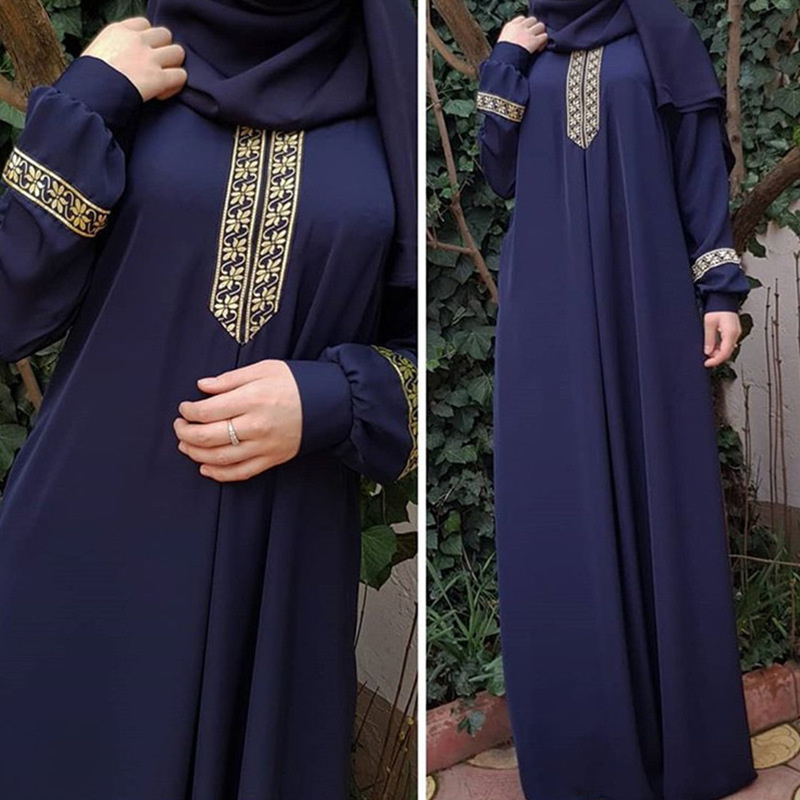 Muslim Ethnic Style Print Abay - đánh giá và giá Winter Ethnic Fashion For Women