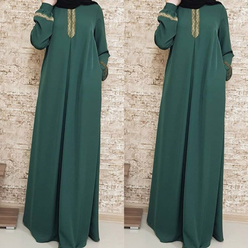 Muslim Ethnic Style Print Abay - đánh giá và giá Winter Ethnic Fashion For Women