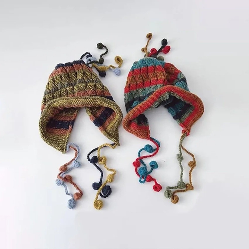 Fashion Rainbow Striped Knitte - đánh giá và giá Winter Ethnic Fashion For Women