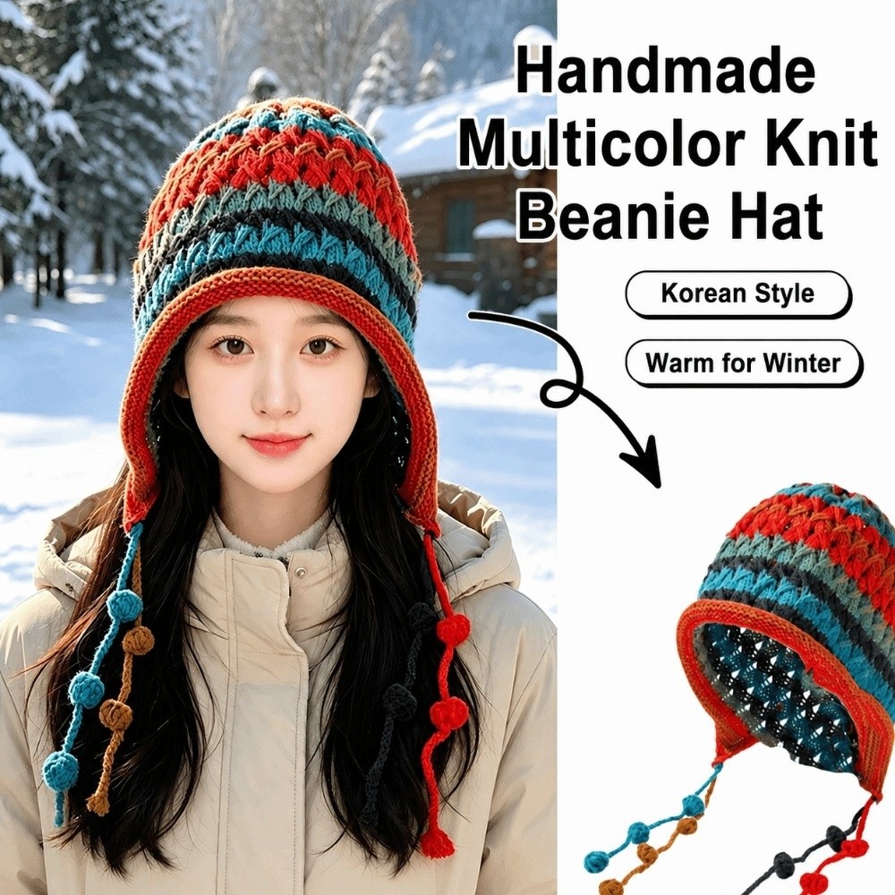 Fashion Rainbow Striped Knitte - đánh giá và giá Winter Ethnic Fashion For Women