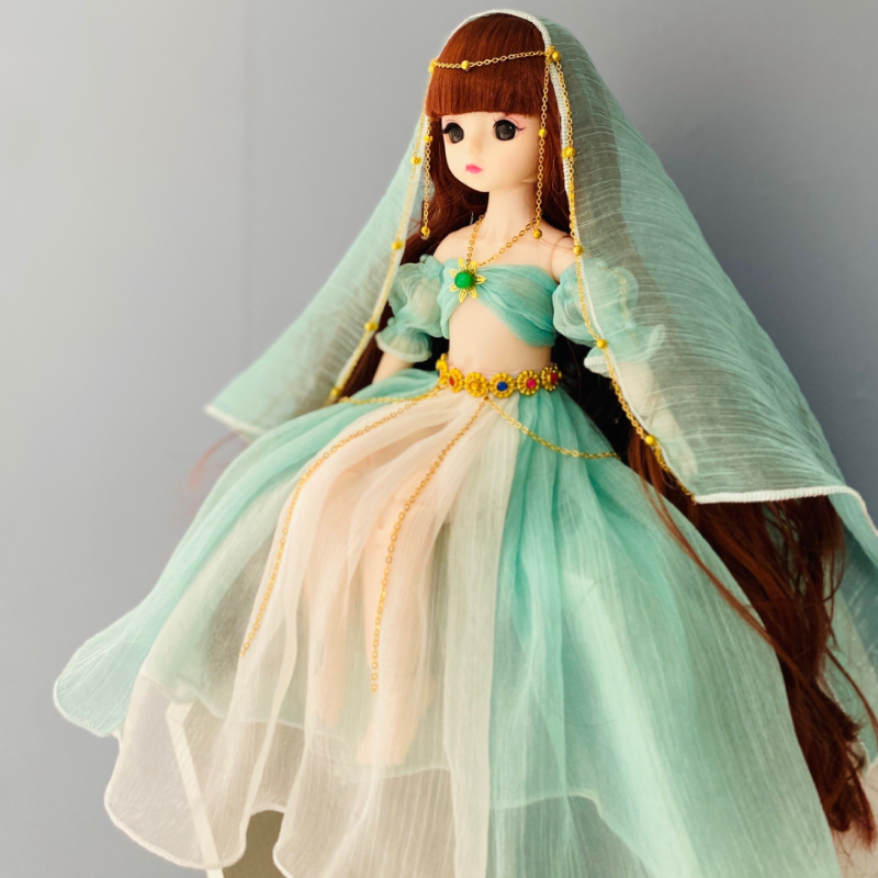 Retro Style 30cm Girl Doll wit - đánh giá và giá Ethnic Fashion Model