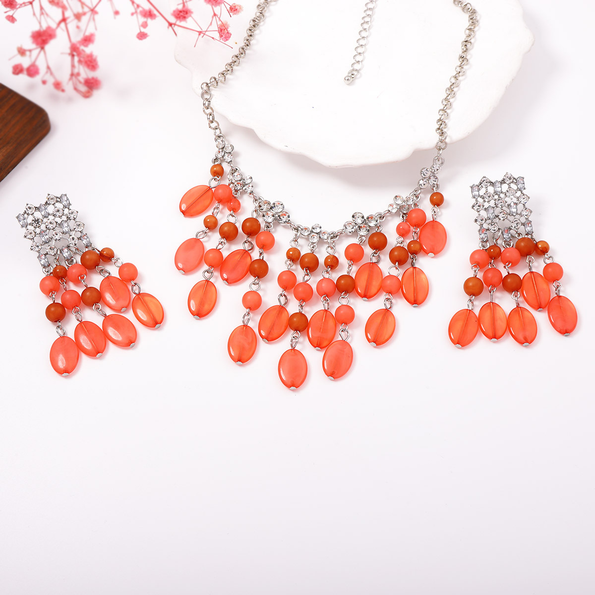 Bohemian Resin Beaded Tassel C - đánh giá và giá Ethnic Fashion For Women