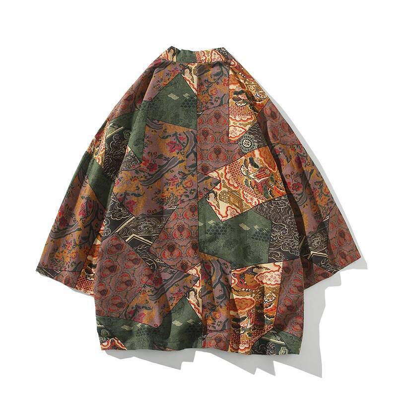 Ethnic Style Print Yukata Men  - đánh giá và giá Ethnic Fashion For Women